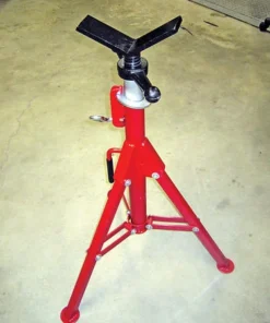 ROTHENBERGER Folding SuperJack V-Head Pipe Folding Stand