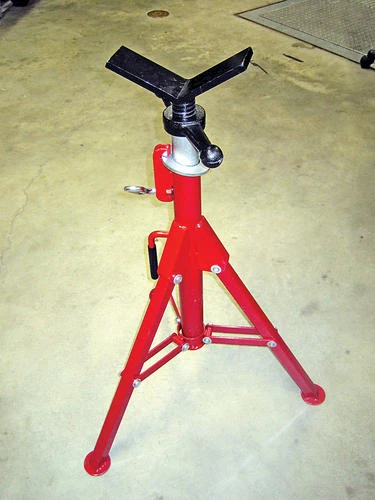 ROTHENBERGER Folding SuperJack V-Head Pipe Folding Stand 1 ROTHENBERGER Folding SuperJack V-Head Pipe Folding Stand