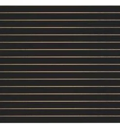 Dakota™ 3/4 X 4 X 8 Black Melamine Slatwall Panel