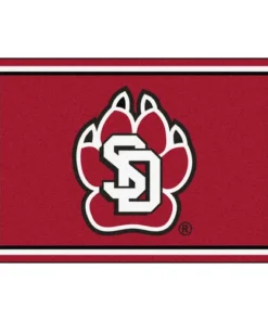 Fanmats NCAA Area Rug 5' X 8' - University Of South Dakota Coyotes