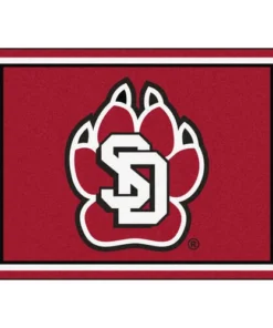 Fanmats NCAA Area Rug 8' X 10' - University Of South Dakota Coyotes