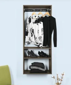 Dakota Closets™ 25-1/2"W X 61-1/4"H Cottage Deluxe Closet Starter Kit -Dakota Store 211 0628 scene