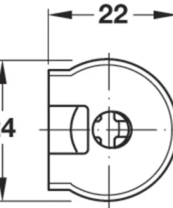 Dakota Closets™ Black Cam Lock Connectors - 8 Pack 8 Dakota Closets™ Black Cam Lock Connectors - 8 Pack -Dakota Store 2110504 TV