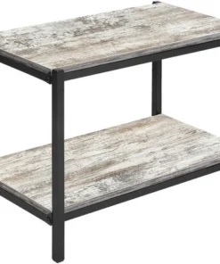 Dakota™ 2-Shelf Barnwood End Table