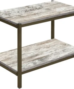 Dakota™ 2-Shelf Barnwood End Table