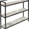 Dakota™ 3-Shelf Barnwood Decorative Bookshelf