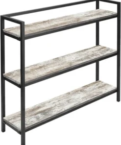 Dakota™ 3-Shelf Barnwood Decorative Bookshelf