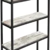 Dakota™ 5-Shelf Barnwood Decorative Bookshelf