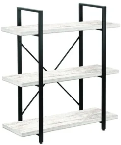 Dakota™ 3-Shelf Barnwood Designer Bookshelf