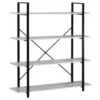 Dakota™ 4-Shelf Barnwood Designer Bookshelf