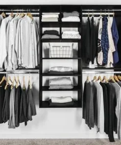 Dakota Closets™ 75"W X 61"H Java Closet System