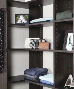 Dakota Closets™ 101"W X 86-1/2"H Java Closet System -Dakota Store 290 5615 P NonPrintSCN6