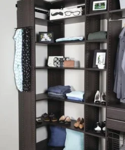 Dakota Closets™ 101"W X 86-1/2"H Java Closet System -Dakota Store 290 5615 P NonPrintSCN8