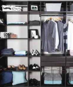 Dakota Closets™ 101"W X 86-1/2"H Java Closet System -Dakota Store 290 5615 P NonPrintSCN9