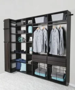 Dakota Closets™ 101"W X 86-1/2"H Java Closet System -Dakota Store 290 5615 P PrintSCN3