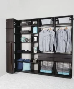Dakota Closets™ 101"W X 86-1/2"H Java Closet System -Dakota Store 290 5615 P PrintSCN4