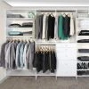 Dakota Closets™ 111-3/4"W X 86-1/2"H White Closet System