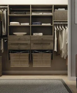 Dakota Closets™ 98-1/4"W X 61"H Cottage Closet System
