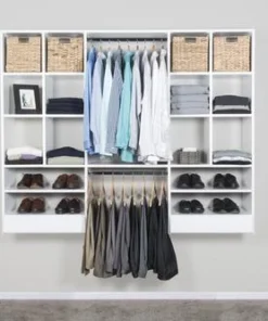 Dakota Closets™ 75"W X 61"H White Closet System 7 Dakota Closets™ 75"W X 61"H White Closet System -Dakota Store 2905628 ALT2 1