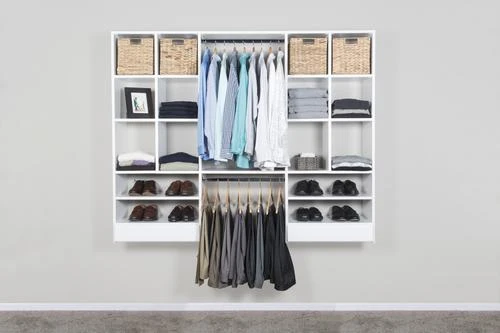 Dakota Closets™ 75"W X 61"H White Closet System 4 Dakota Closets™ 75"W X 61"H White Closet System - Image 4