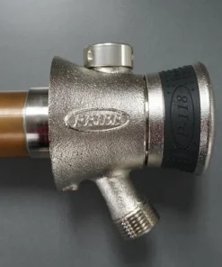 Prier® P-118 1/2" Crimp PEX Crimp X 4" L Satin Nickel Finish Single-Handle Hot & Cold Anti-Siphon Wall Hydrant -Dakota Store 3