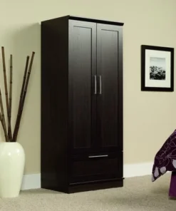 Sauder® HomePlus Dakota Oak® Wardrobe/Storage Cabinet -Dakota Store 411312 134 02rtJM