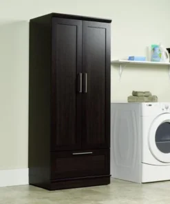 Sauder® HomePlus Dakota Oak® Wardrobe/Storage Cabinet -Dakota Store 411312 134 05rtJM