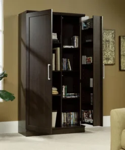 Sauder® HomePlus Dakota Oak® Wide Storage Cabinet -Dakota Store 411572 134 55M