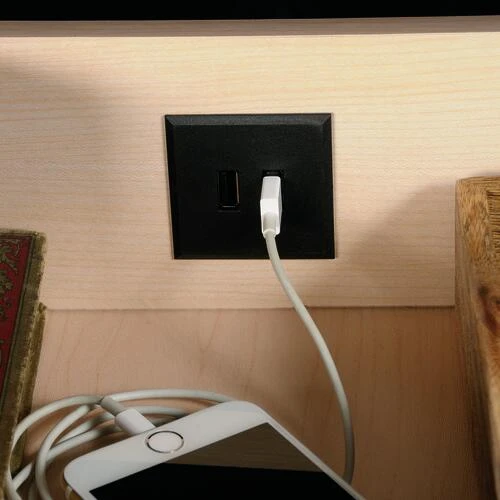 Sauder® Dakota Pass® Craftsman Oak® Entryway Storage Cabinet With USB Ports 8 Sauder® Dakota Pass® Craftsman Oak® Entryway Storage Cabinet With USB Ports - Image 8