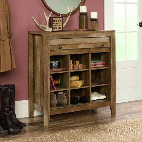 Sauder® Dakota Pass® Craftsman Oak® Entryway Storage Cabinet With USB Ports 2 Sauder® Dakota Pass® Craftsman Oak® Entryway Storage Cabinet With USB Ports - Image 2