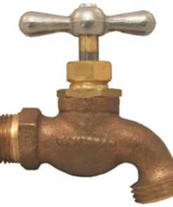 Prier® 1/2" MIP X Sweat Rough Brass Hose Bibb With T-handle