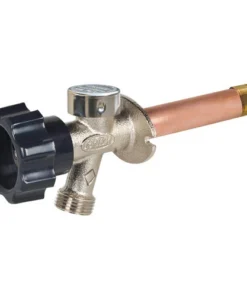 PrierĀ® 3/4" MIP X 1/2" FIP X 8" L Anti-Siphon Wall Hydrant