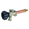 Prier® 1/2" PEX Crimp X 8" L Anti-Siphon Wall Hydrant
