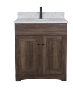 Dakota™ Monroe 30"W X 21-5/8"D Bourbon Bathroom Vanity Cabinet