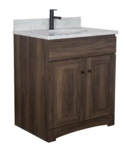 Dakota™ Monroe 30"W X 21-5/8"D Bourbon Bathroom Vanity Cabinet 2 Dakota™ Monroe 30"W X 21-5/8"D Bourbon Bathroom Vanity Cabinet -Dakota Store 605 3062 P monroe bourbon 2