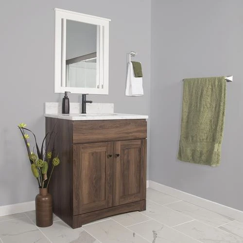 Dakota™ Monroe 30"W x 21-5/8"D Bourbon Bathroom Vanity Cabinet Dakota™ Monroe 30"W X 21-5/8"D Bourbon Bathroom Vanity Cabinet -Dakota Store 605 3062 scene