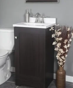 Dakota™ Monroe 18"W X 16-5/8"D Java Bathroom Vanity Cabinet -Dakota Store 695 6939 P monroe vanity java 9763