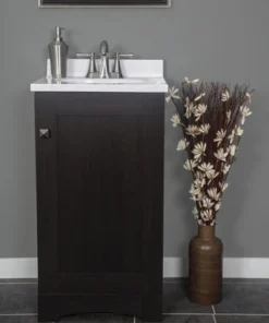 Dakota™ Monroe 18"W X 16-5/8"D Java Bathroom Vanity Cabinet -Dakota Store 695 6939 P monroe vanity java 9966 1