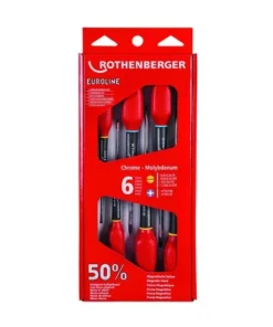 ROTHENBERGER 6 Pc Euroline Screwdriver Set