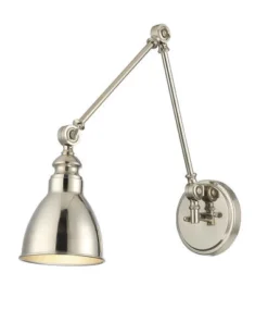 Filament Design Photon Lighting Dakota Outdoor Polished Nickel Wall Light