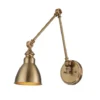 Filament Design Photon Lighting Dakota Outdoor Warm Brass Wall Light