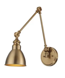 Filament Design Photon Lighting Dakota Outdoor Warm Brass Wall Light