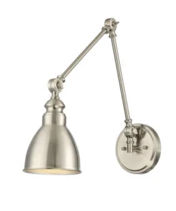 Filament Design Photon Lighting Dakota Outdoor Satin Nickel Wall Light