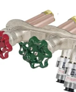 Prier® C-108 3/4" MIP X 1/2" FIP X 2" L Hot And Cold Anti-Siphon Heavy-Duty Wall Hydrant