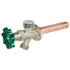 Prier® C-144 1/2" MIP X Sweat X 2" L Anti-Siphon Heavy-Duty Wall Hydrant