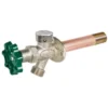 Prier® C-144 1/2" Sweat X 3/4" Push-On X 2" L Anti-Siphon Heavy-Duty Wall Hydrant