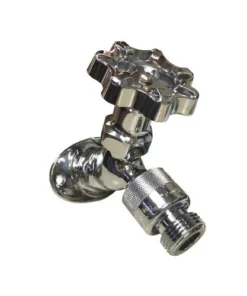 Prier® 1/2" FIP Anti-Siphon Angle Sill Faucet - Polished Chrome