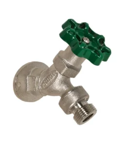 Prier® 3/4" FIP Anti-Siphon Angle Sill Faucet - Satin Nickel