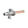 Prier® 1/2" MIP X Sweat X 2" L Key-Operated Anti-Siphon Wall Hydrant