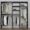 Dakota Closets™ 87"W X 86-1/2"H Charcoal Closet System